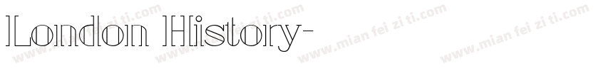 London History字体转换